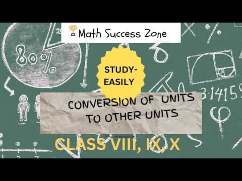 Thumbnail: Conversion of Units to Other Units