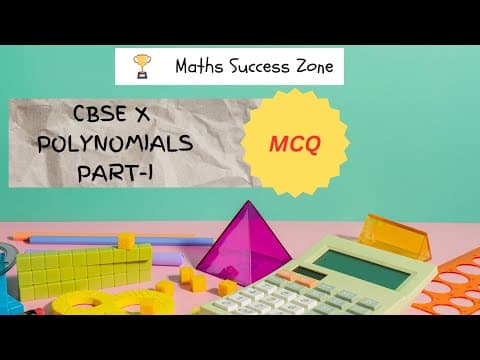 Thumbnail: Important Questions of Polynomials (Part 1)