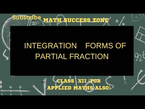 Thumbnail: Partial Fractions and Their Forms