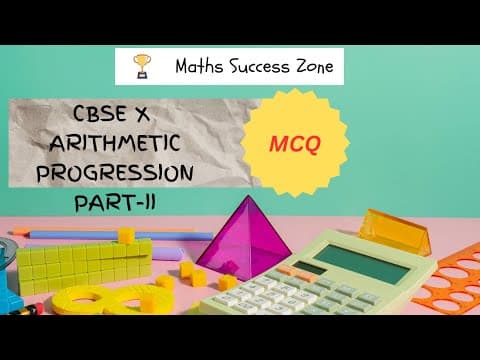 Thumbnail: Arithmetic Progressions: Important Questions (Part 2)