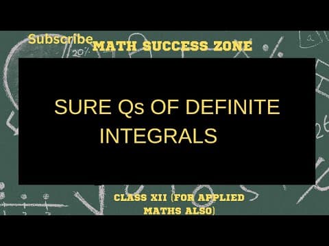 Thumbnail: Some Questions of Definite Integrals