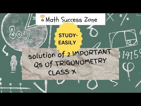 Thumbnail: Two Important Trigonometry Proofs