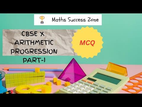 Thumbnail: Important Questions on Arithmetic Progression (Part 1)