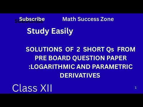 Thumbnail: Second Derivative of a Parametric Function