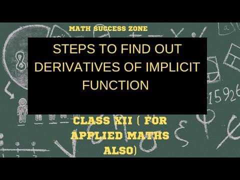 Thumbnail: Derivatives of a Function of a Function