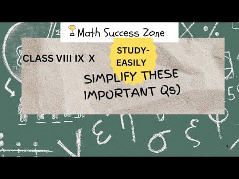 Thumbnail: Simplifying Algebraic Expressions