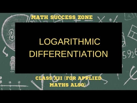 Thumbnail: Logarithmic Differentiation