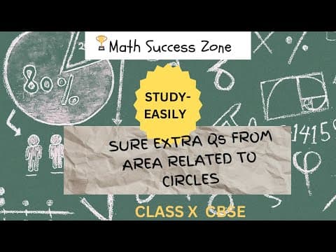 Thumbnail: Area Related to Circles: Sure Questions