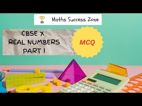Thumbnail: Real Numbers: Important Questions (Part 1)