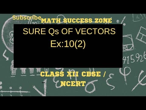 Thumbnail: Vector Magnitude and Unit Vectors (Exercise 10.2)